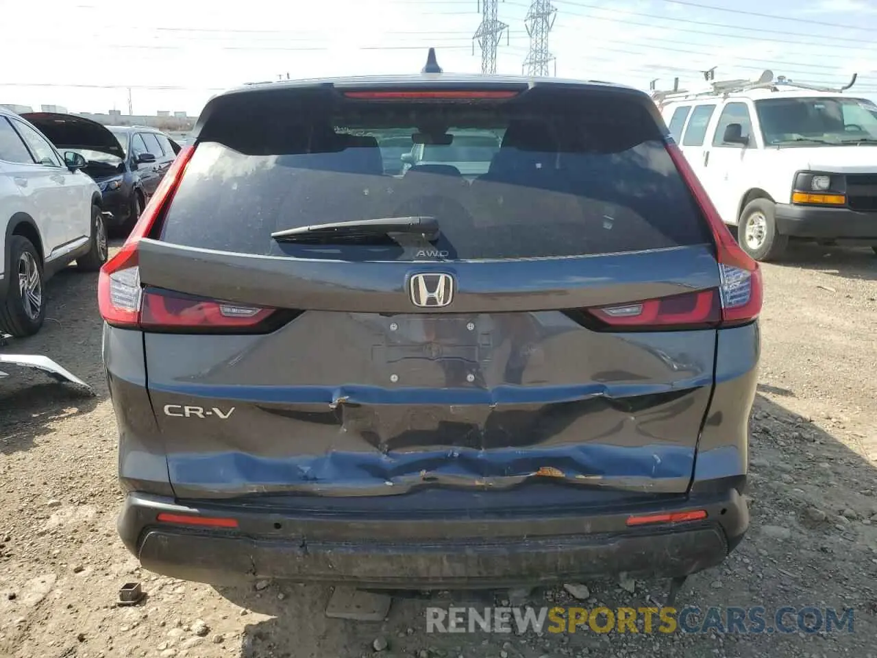 6 Photograph of a damaged car 2HKRS4H70PH432028 HONDA CRV 2023