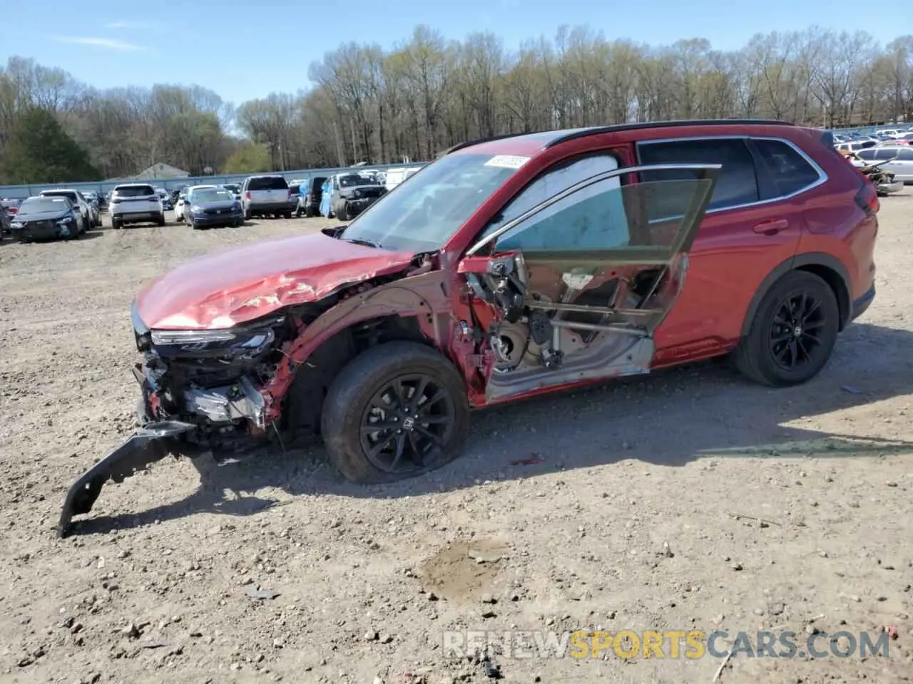 1 Photograph of a damaged car 2HKRS5H53PH713292 HONDA CRV 2023