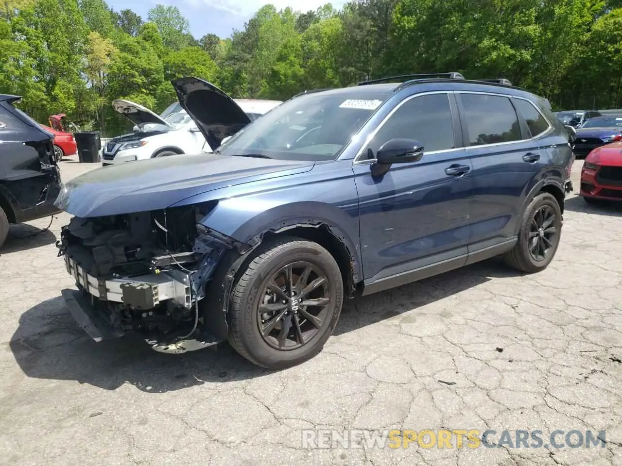 1 Photograph of a damaged car 2HKRS5H54PH711079 HONDA CRV 2023
