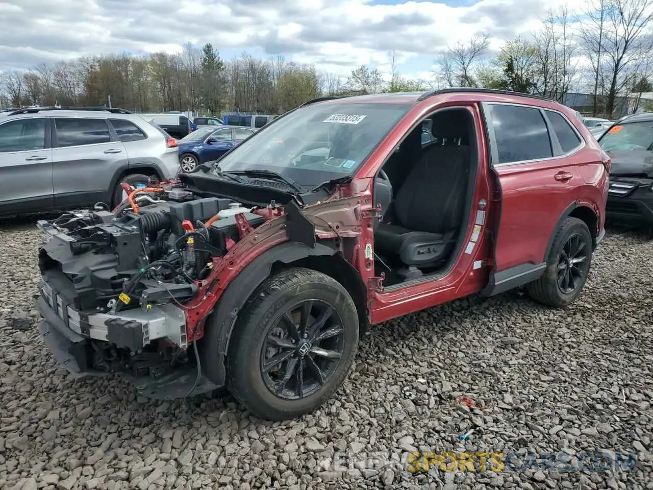 1 Photograph of a damaged car 2HKRS6H50PH818006 HONDA CRV 2023