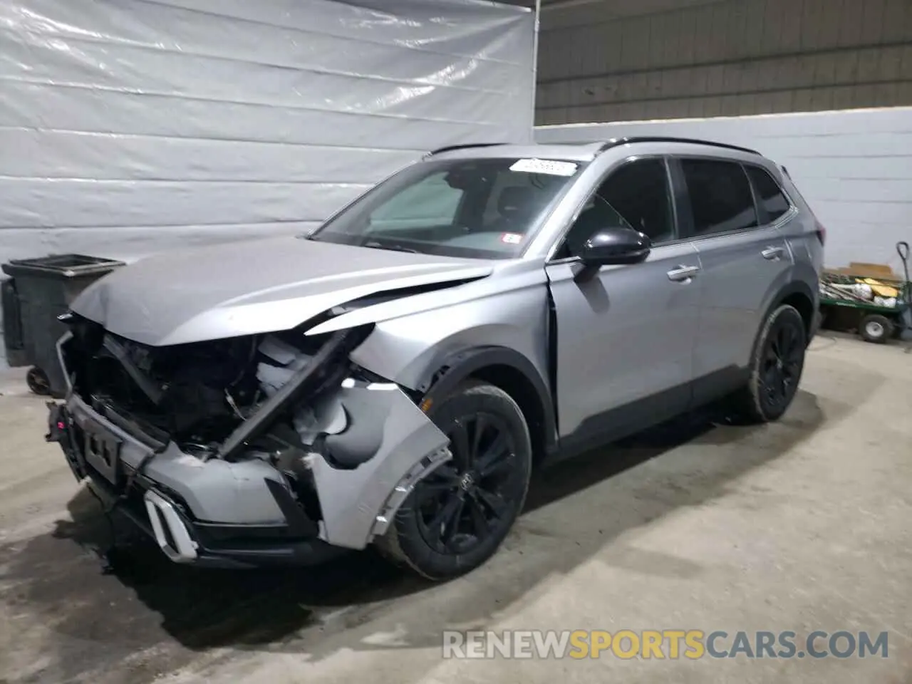 1 Photograph of a damaged car 2HKRS6H92PH807348 HONDA CRV 2023