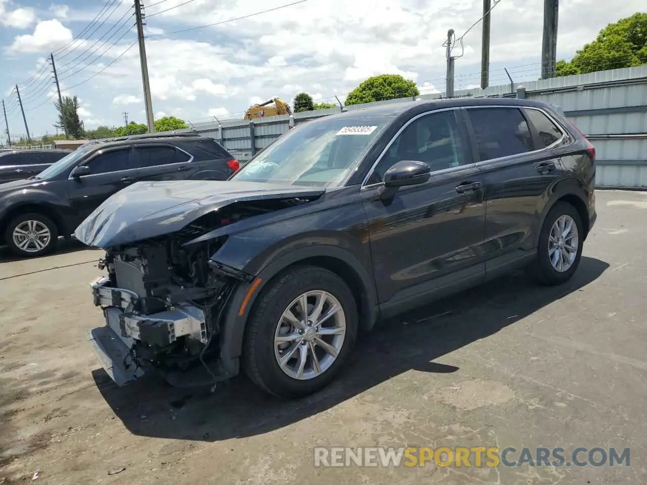 1 Photograph of a damaged car 2HKRS3H42RH304716 HONDA CRV 2024