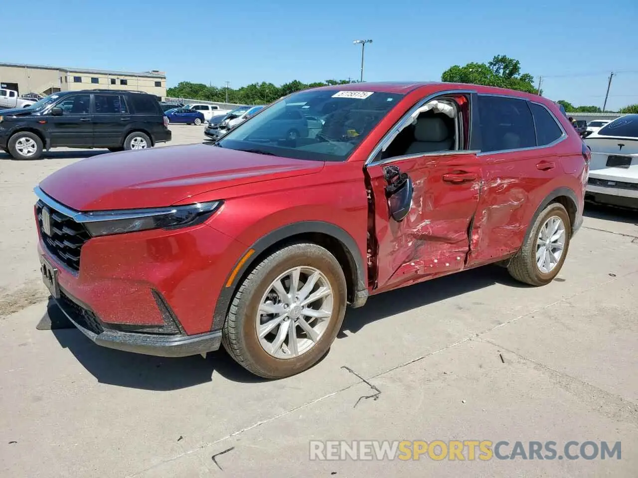1 Photograph of a damaged car 2HKRS3H71RH310078 HONDA CRV 2024