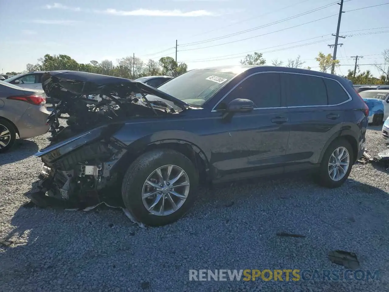 1 Photograph of a damaged car 2HKRS3H73RH334625 HONDA CRV 2024