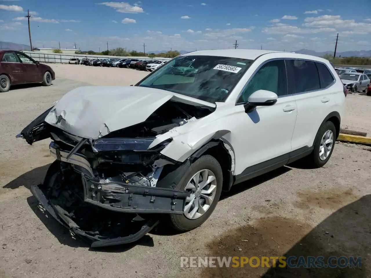 1 Photograph of a damaged car 2HKRS4H27RH448282 HONDA CRV 2024
