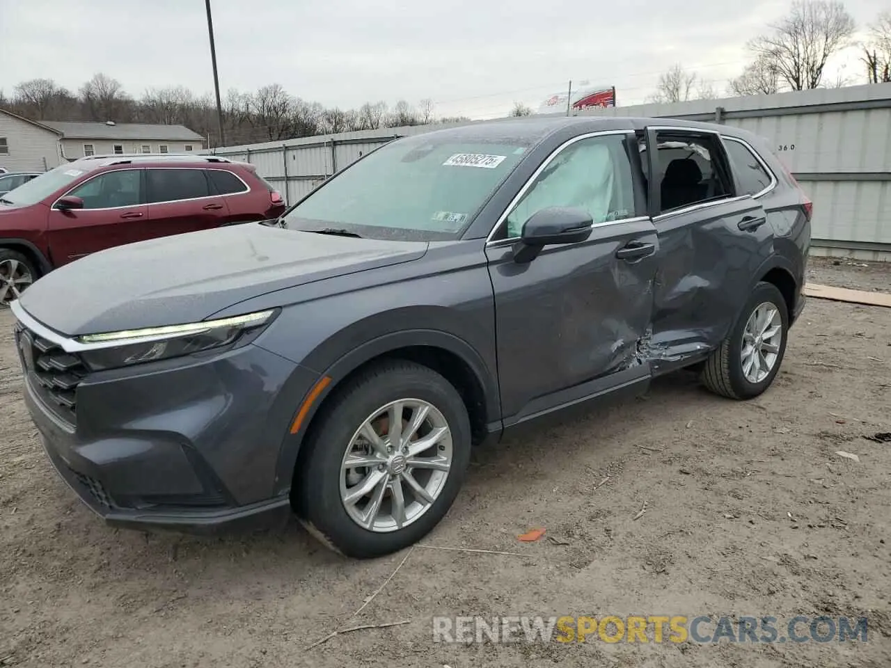 1 Photograph of a damaged car 2HKRS4H44RH445289 HONDA CRV 2024