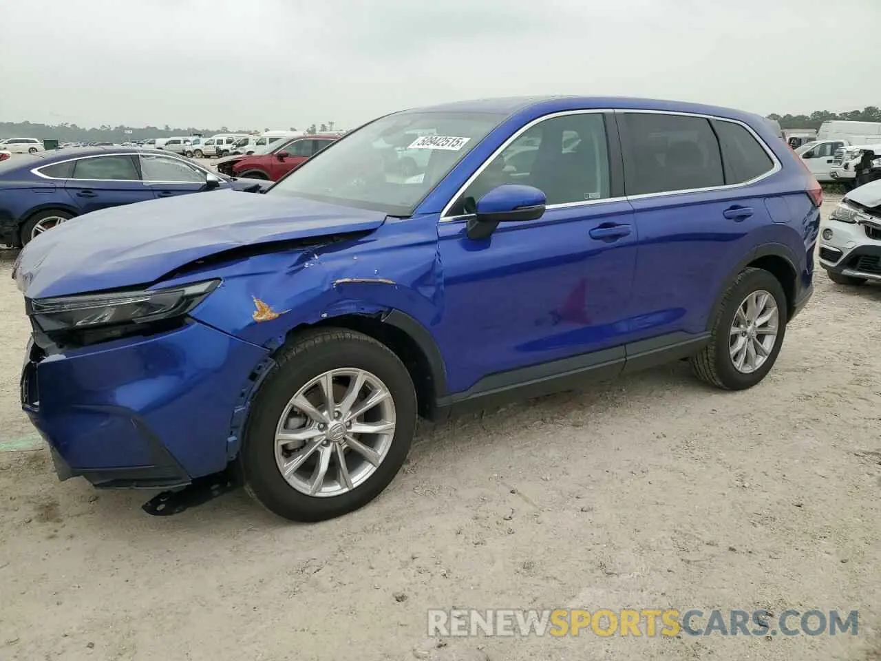 1 Photograph of a damaged car 2HKRS4H45RH483243 HONDA CRV 2024