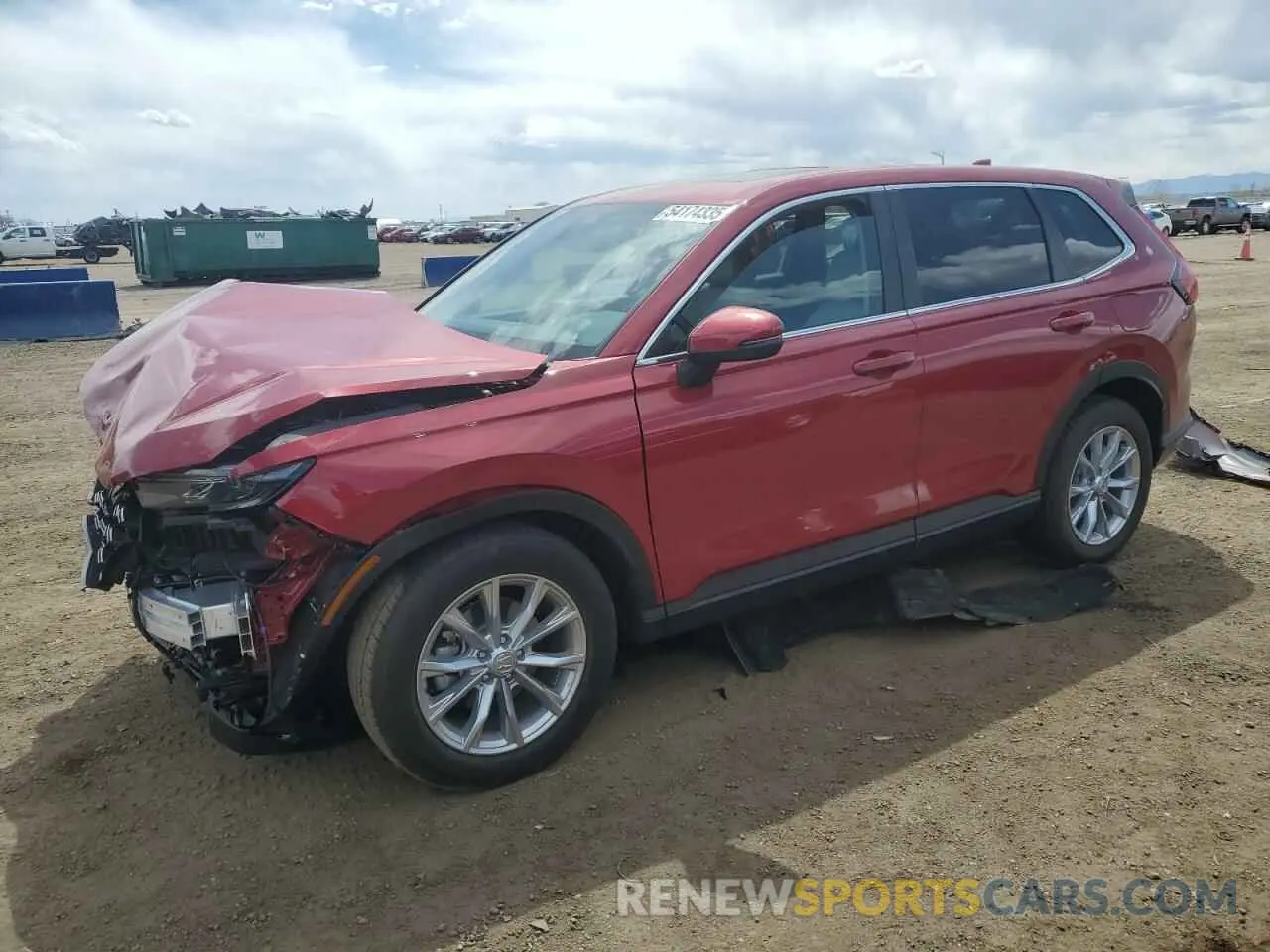 1 Photograph of a damaged car 2HKRS4H77RH473937 HONDA CRV 2024