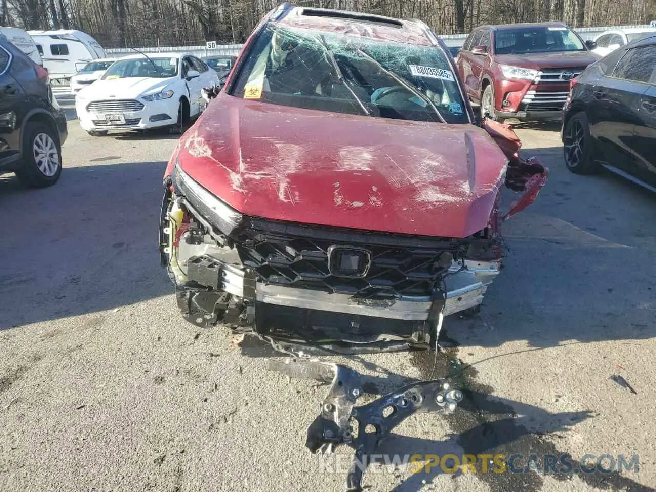 5 Photograph of a damaged car 2HKRS6H53RH803955 HONDA CRV 2024