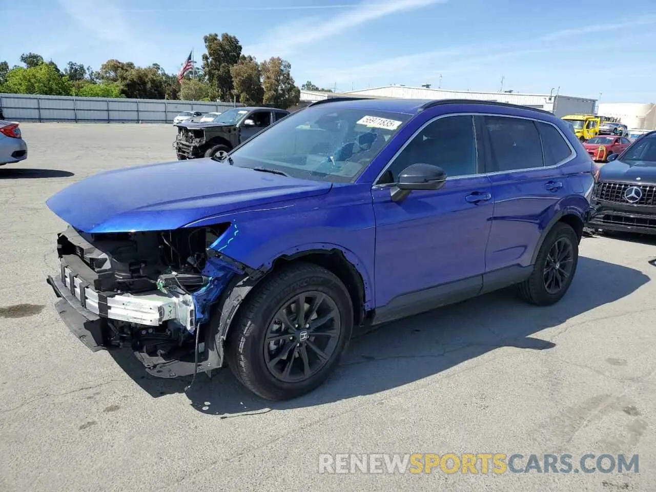 1 Photograph of a damaged car 2HKRS6H55RH811765 HONDA CRV 2024
