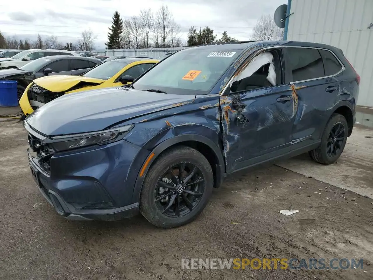 1 Photograph of a damaged car 2HKRS6H73RH201025 HONDA CRV 2024