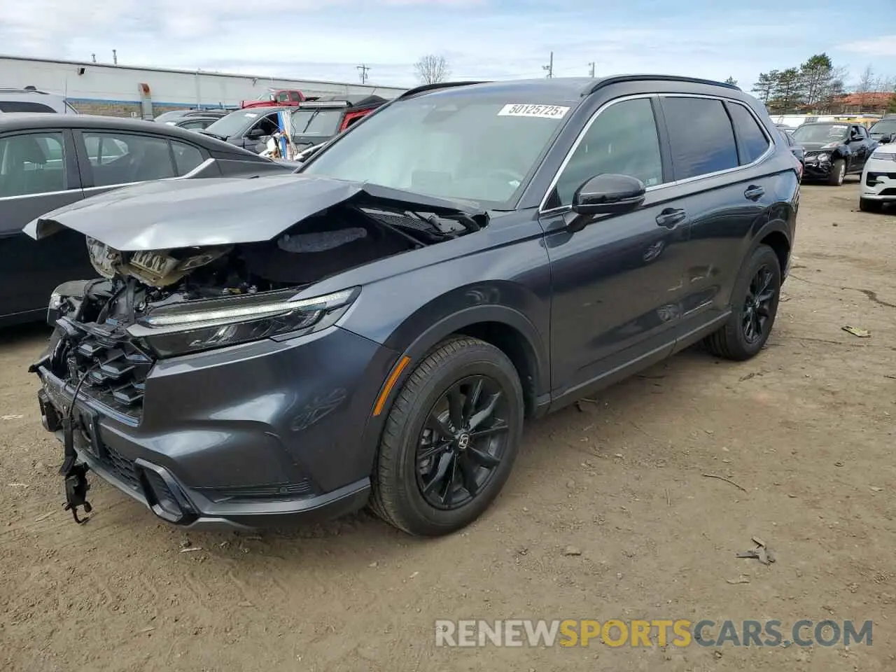 1 Photograph of a damaged car 2HKRS6H84RH810486 HONDA CRV 2024