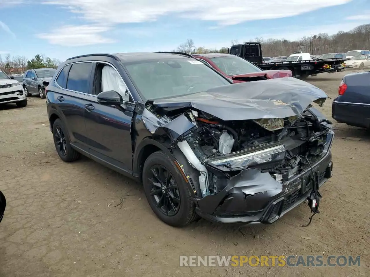4 Photograph of a damaged car 2HKRS6H84RH810486 HONDA CRV 2024