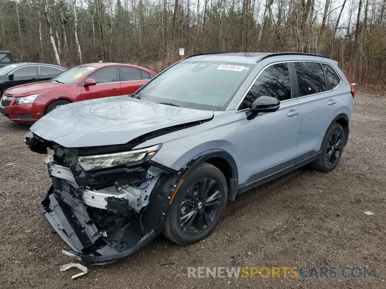 1 Photograph of a damaged car 2HKRS6H98RH217559 HONDA CRV 2024