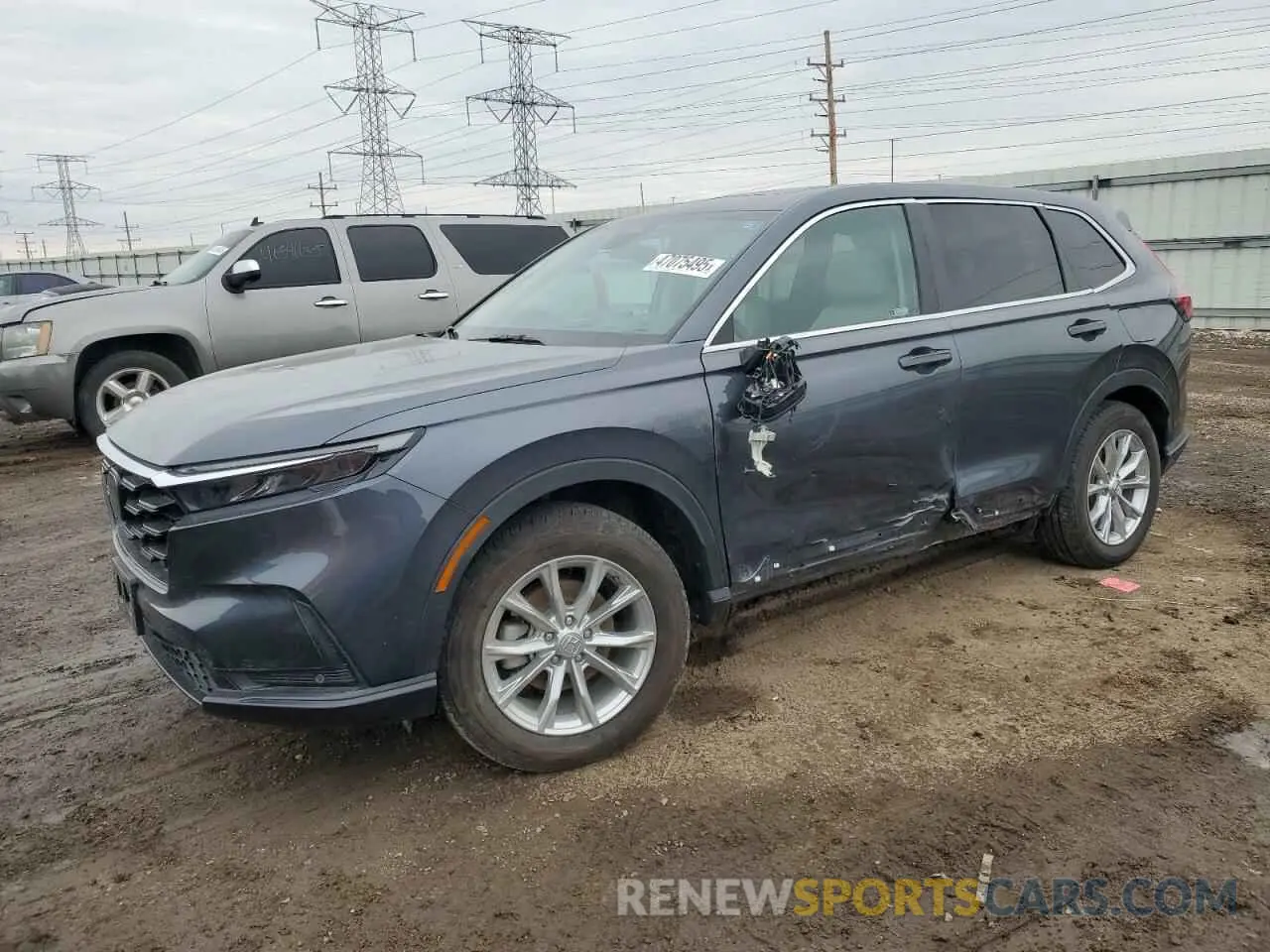 1 Photograph of a damaged car 5J6RS4H78RL005737 HONDA CRV 2024