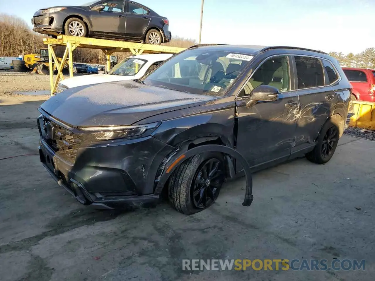 1 Photograph of a damaged car 5J6RS6H57RL035502 HONDA CRV 2024