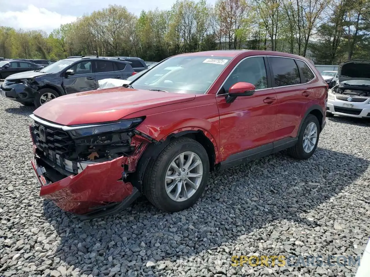 1 Photograph of a damaged car 7FARS4H4XRE009775 HONDA CRV 2024
