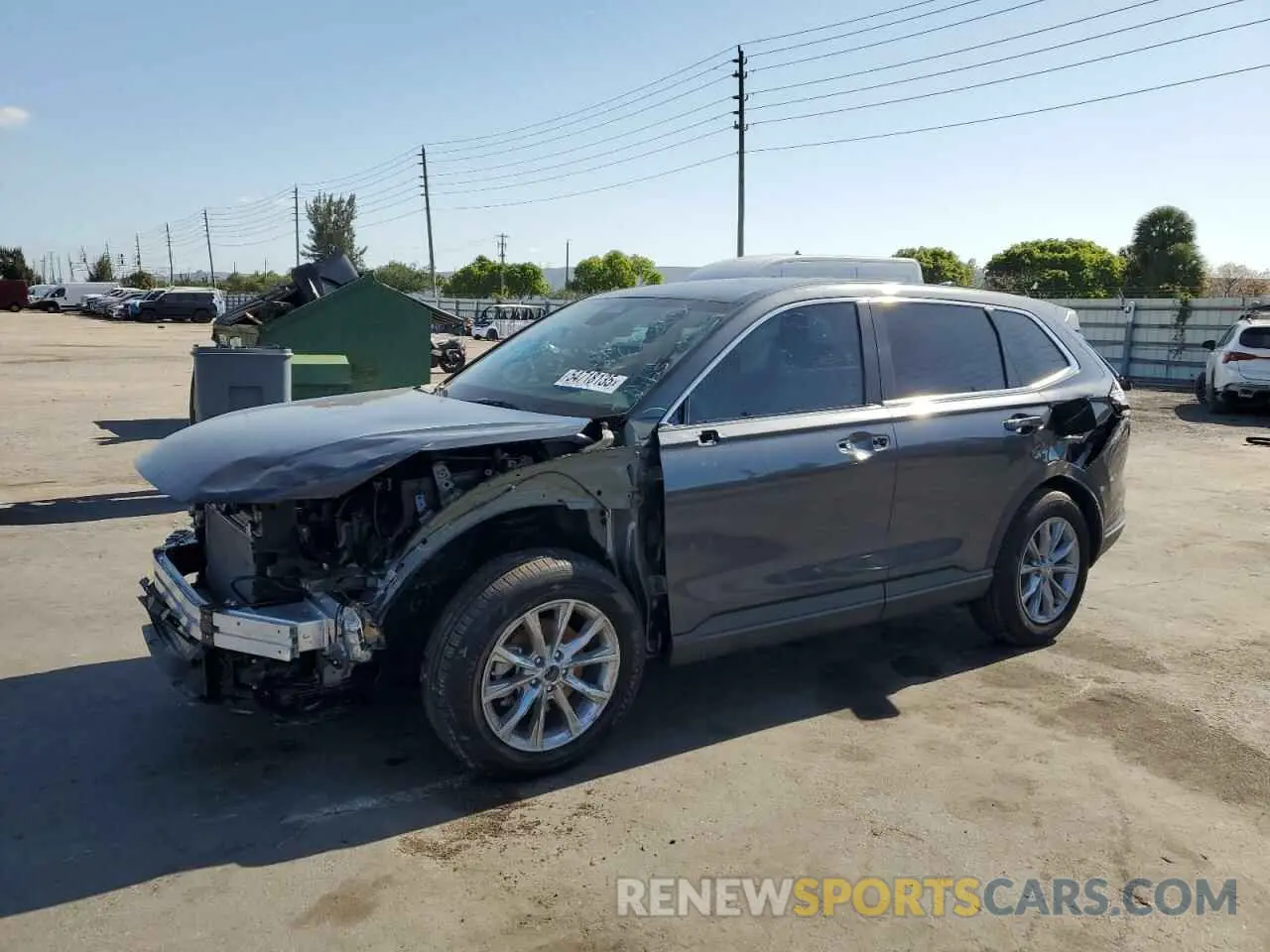 1 Photograph of a damaged car 2HKRS3H73SH316020 HONDA CRV 2025