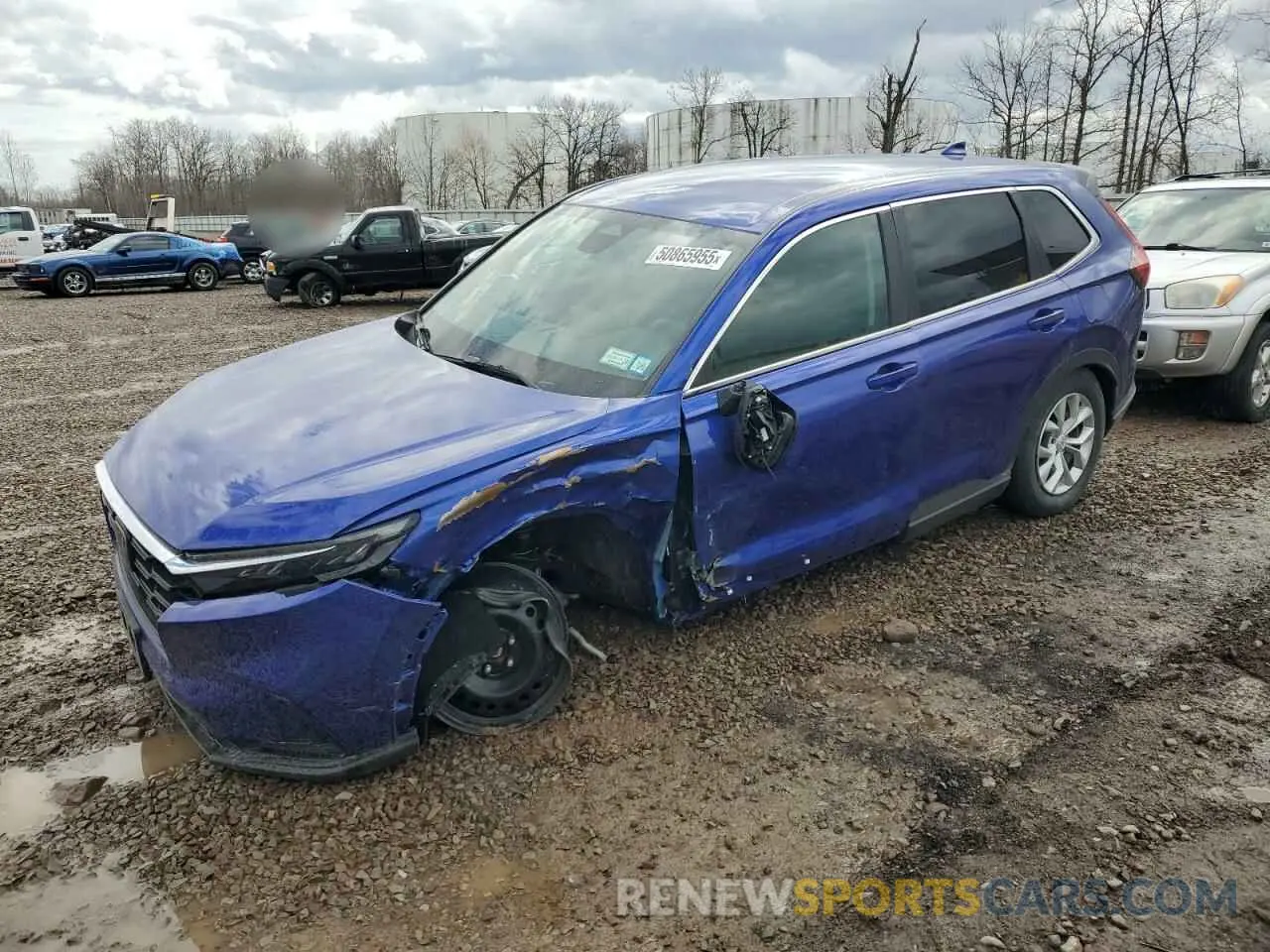 1 Photograph of a damaged car 2HKRS4H2XSH435404 HONDA CRV 2025
