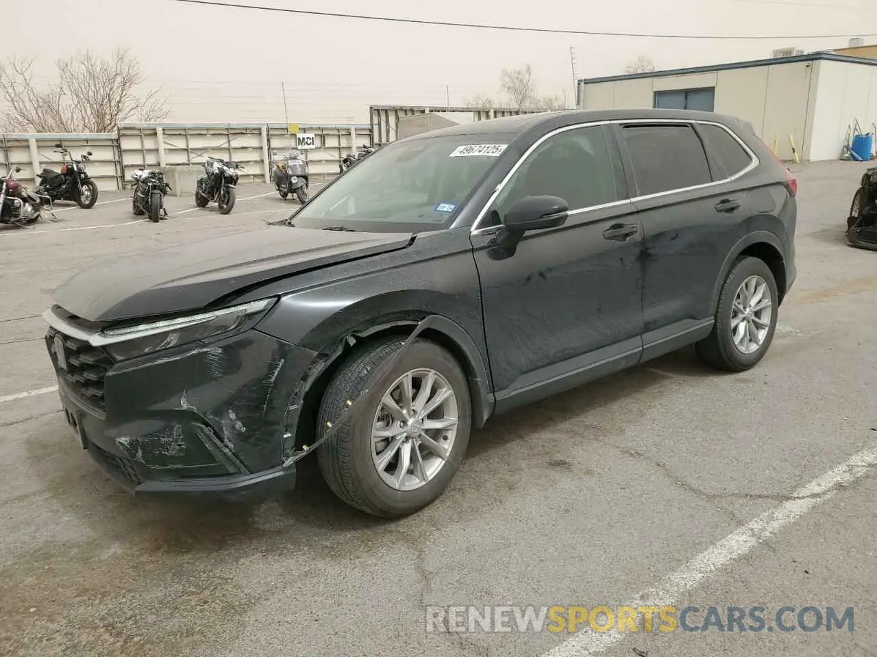 1 Photograph of a damaged car 2HKRS4H44SH411195 HONDA CRV 2025