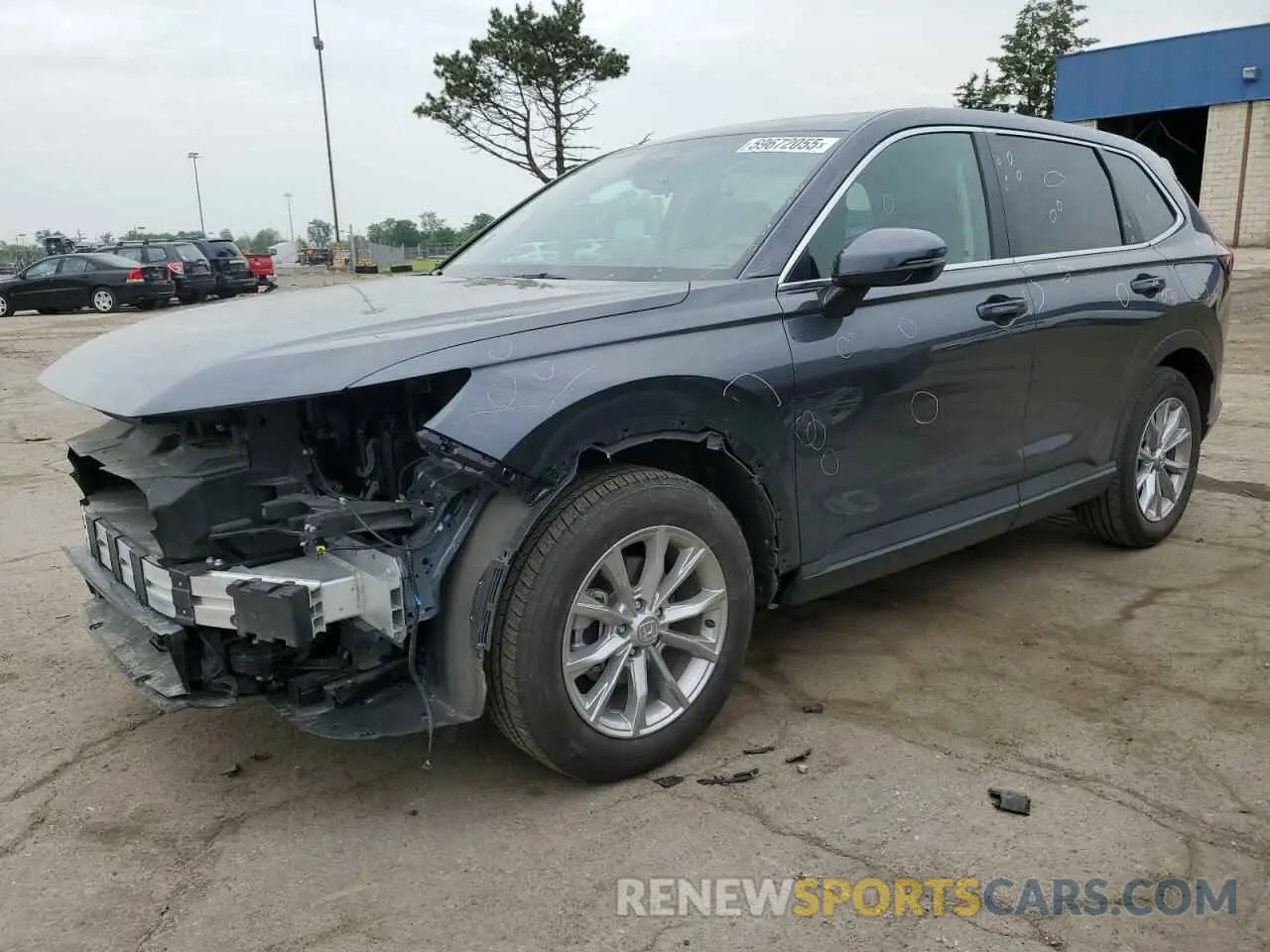 1 Photograph of a damaged car 2HKRS4H46SH413045 HONDA CRV 2025