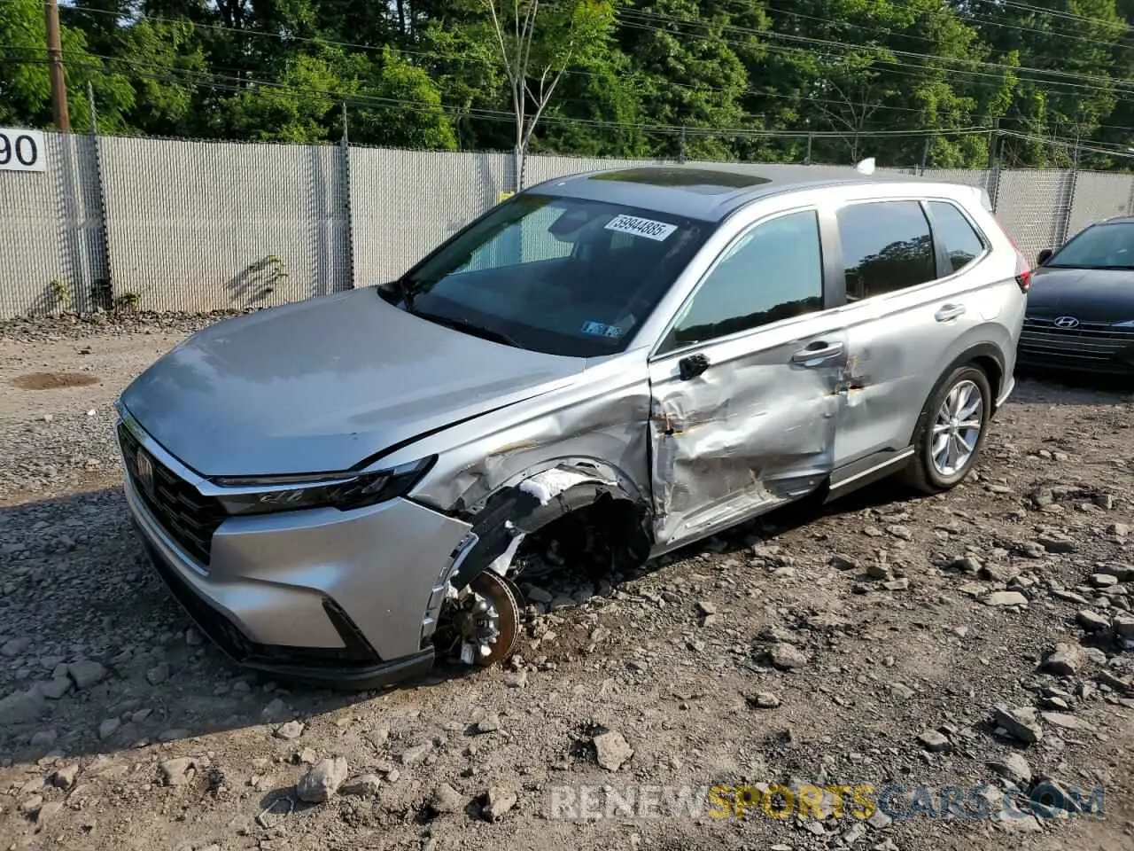 1 Photograph of a damaged car 2HKRS4H72SH414686 HONDA CRV 2025
