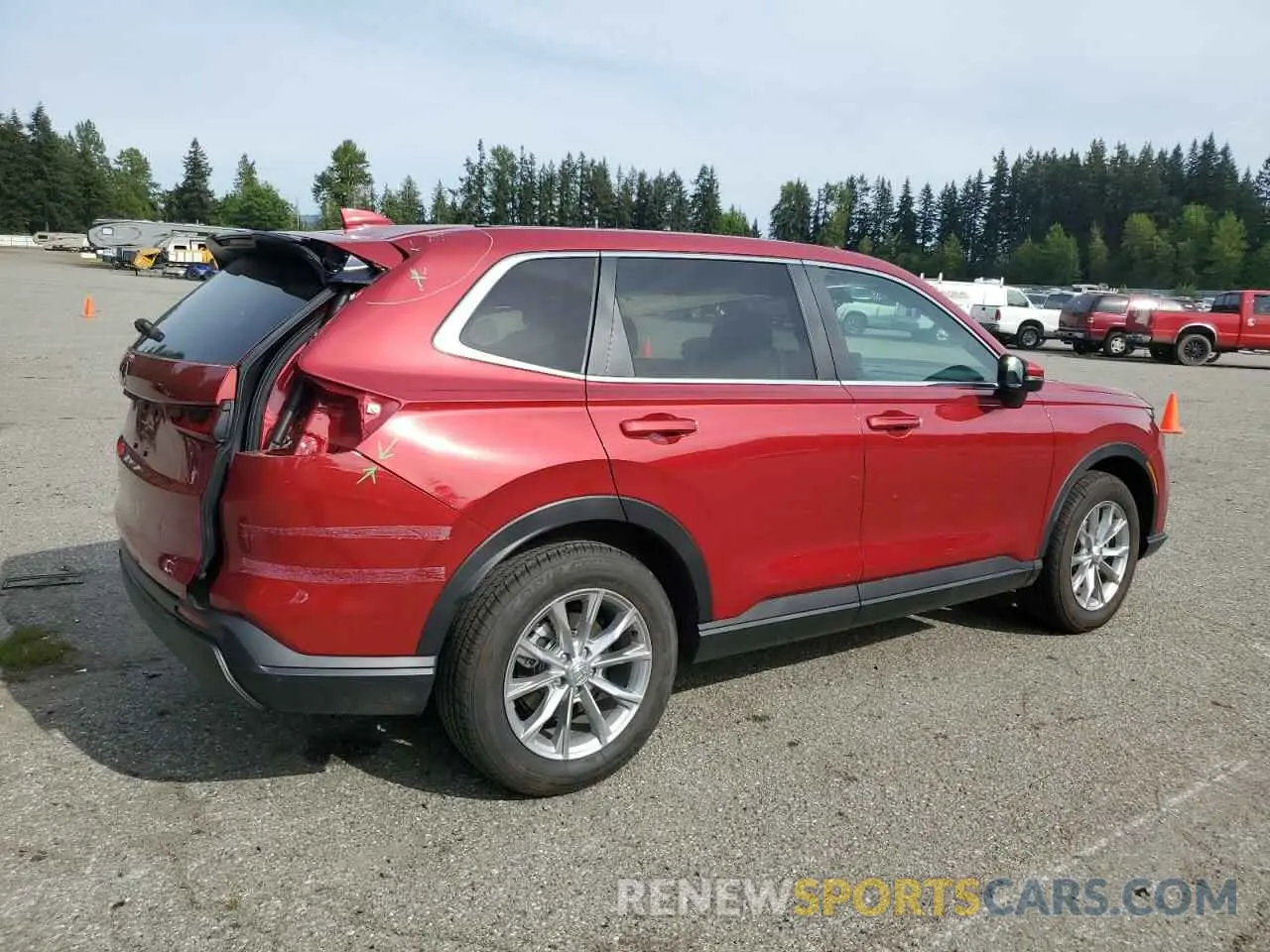 3 Photograph of a damaged car 2HKRS4H73SH417807 HONDA CRV 2025