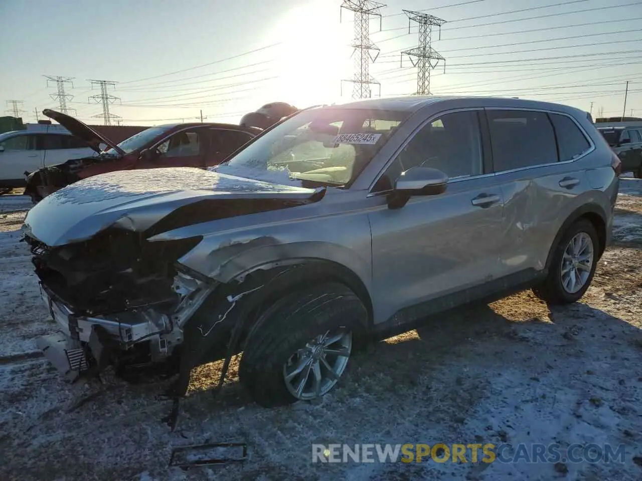 1 Photograph of a damaged car 2HKRS4H74SH443610 HONDA CRV 2025