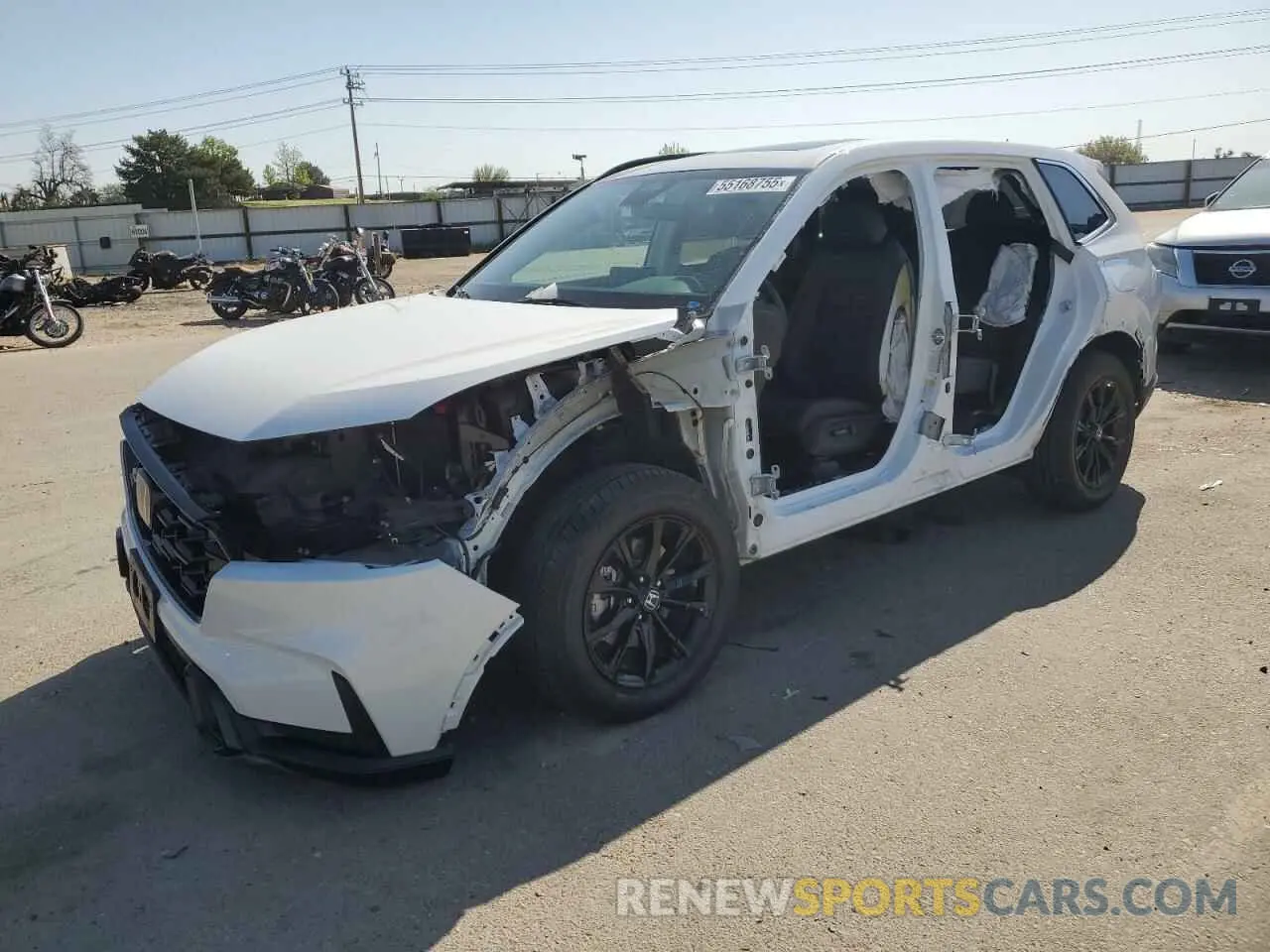 1 Photograph of a damaged car 2HKRS6H88SH803045 HONDA CRV 2025