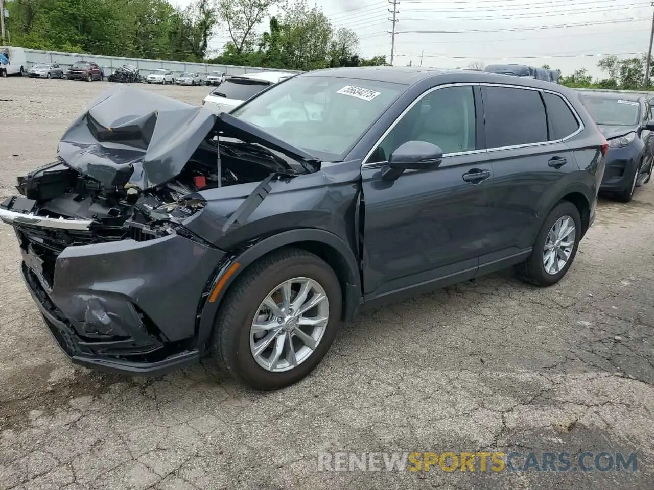 1 Photograph of a damaged car 5J6RS4H74SL011864 HONDA CRV 2025