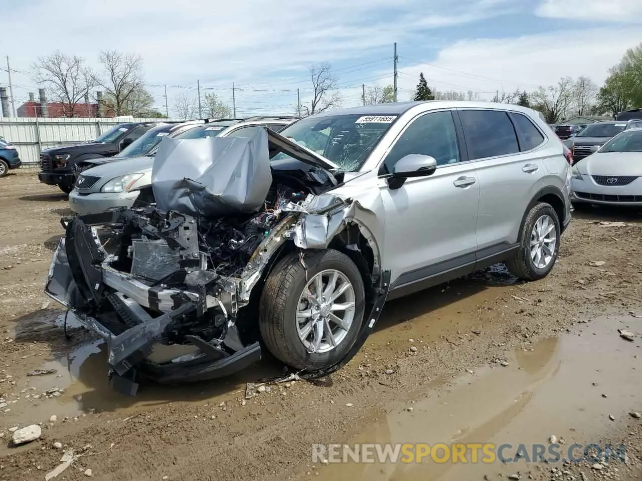 1 Photograph of a damaged car 5J6RS4H78SL014914 HONDA CRV 2025