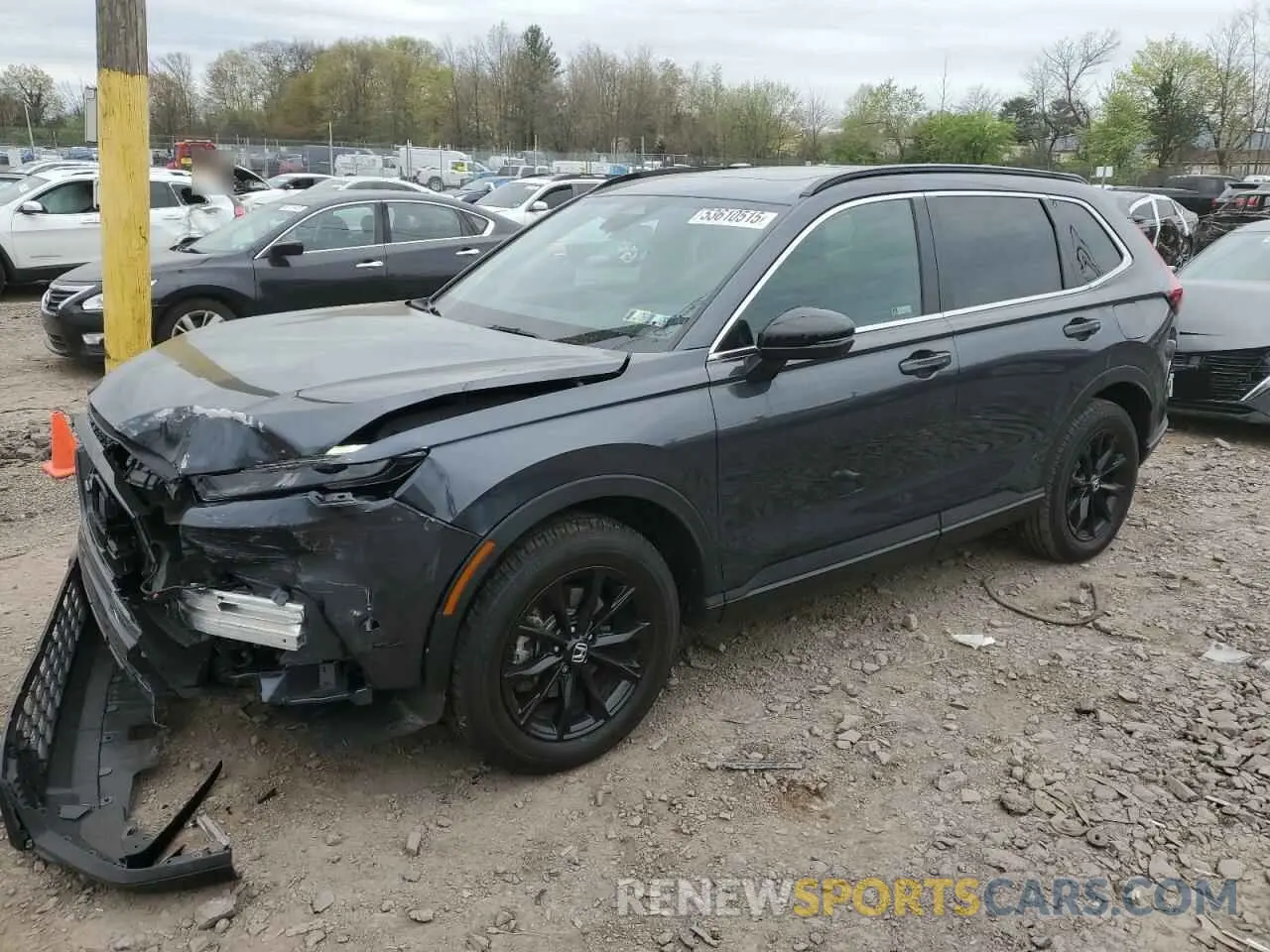 1 Photograph of a damaged car 5J6RS6H51SL027336 HONDA CRV 2025