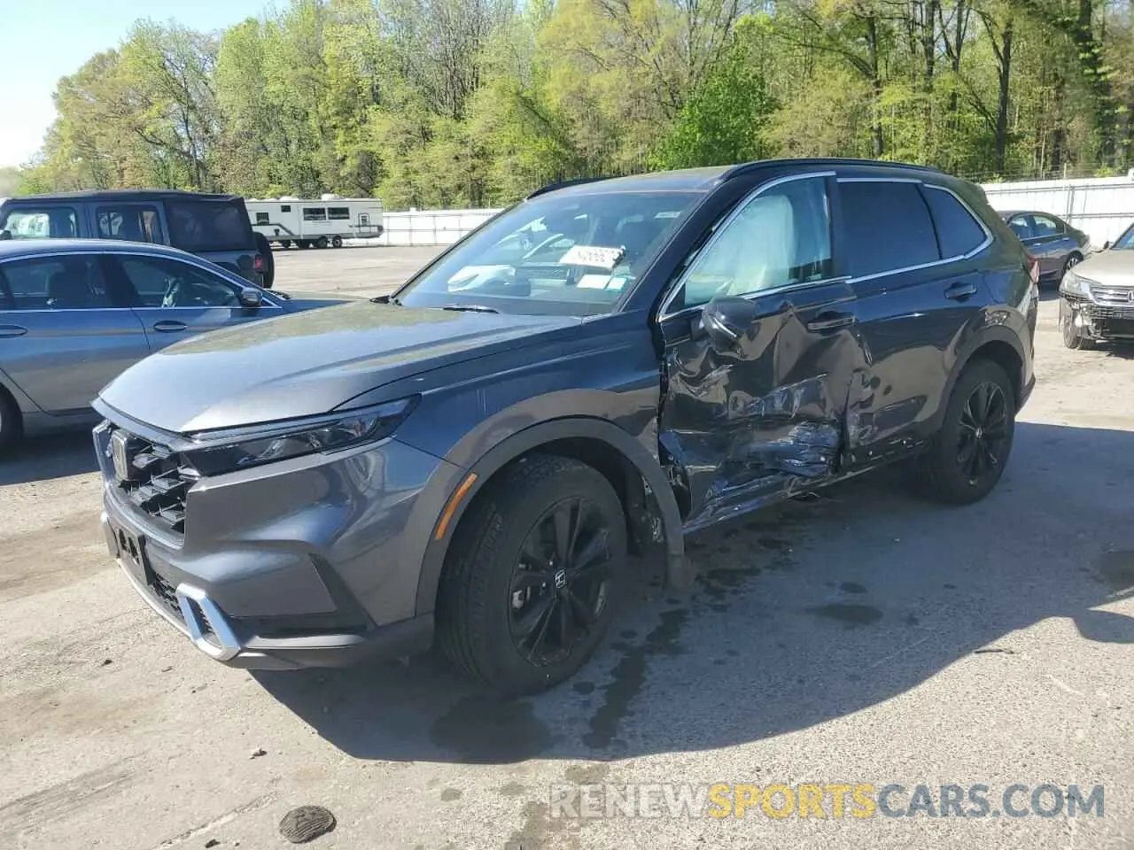 1 Photograph of a damaged car 5J6RS6H98SL021990 HONDA CRV 2025