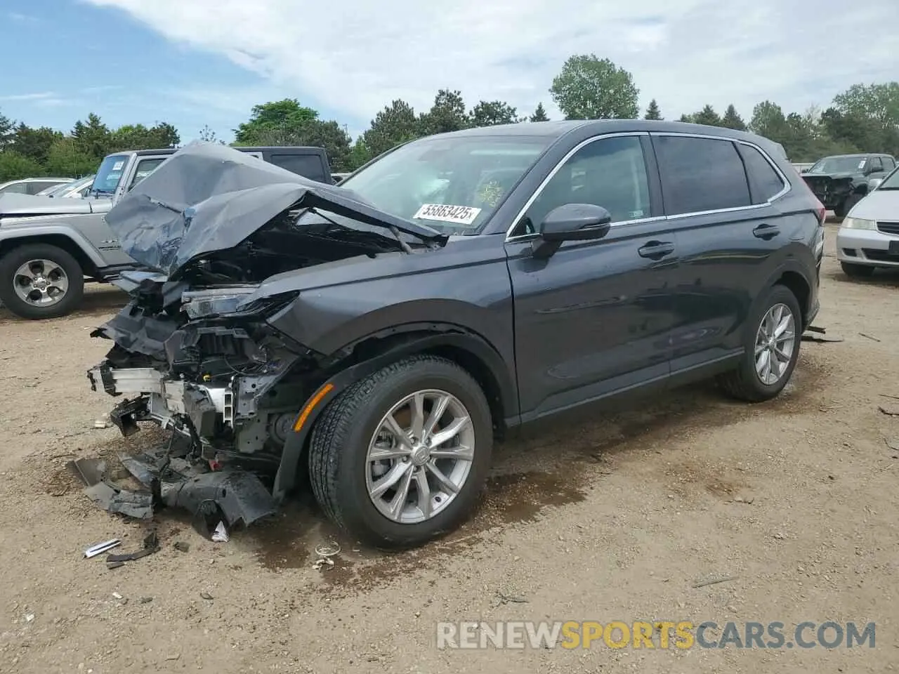 1 Photograph of a damaged car 7FARS4H44SE005095 HONDA CRV 2025