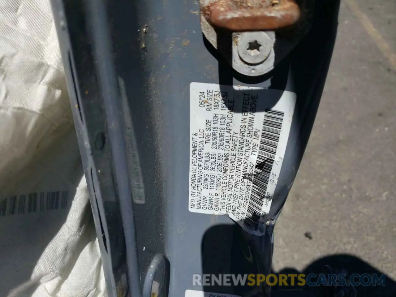 12 Photograph of a damaged car 7FARS5H8XSE000542 HONDA CRV 2025