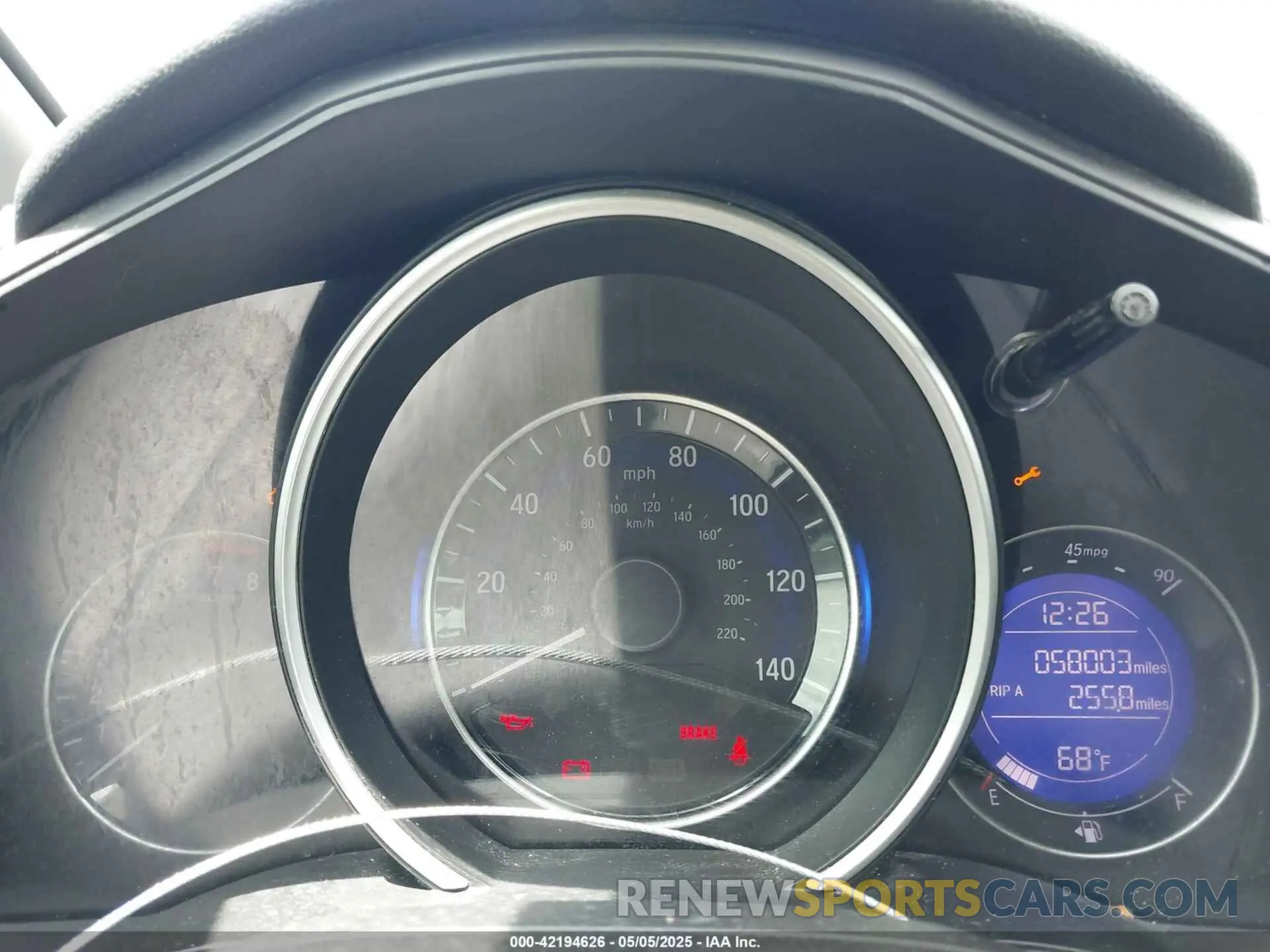 7 Photograph of a damaged car 3HGGK5G49KM726763 HONDA FIT 2019