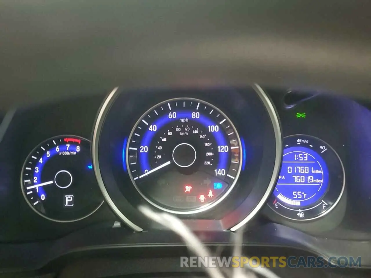 9 Photograph of a damaged car 3HGGK5H40KM723832 HONDA FIT 2019