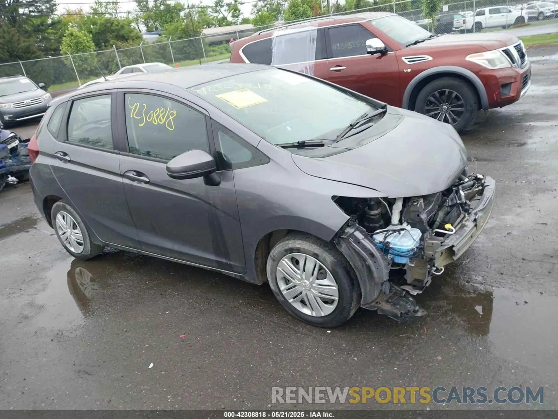 1 Photograph of a damaged car 3HGGK5H40KM735754 HONDA FIT 2019