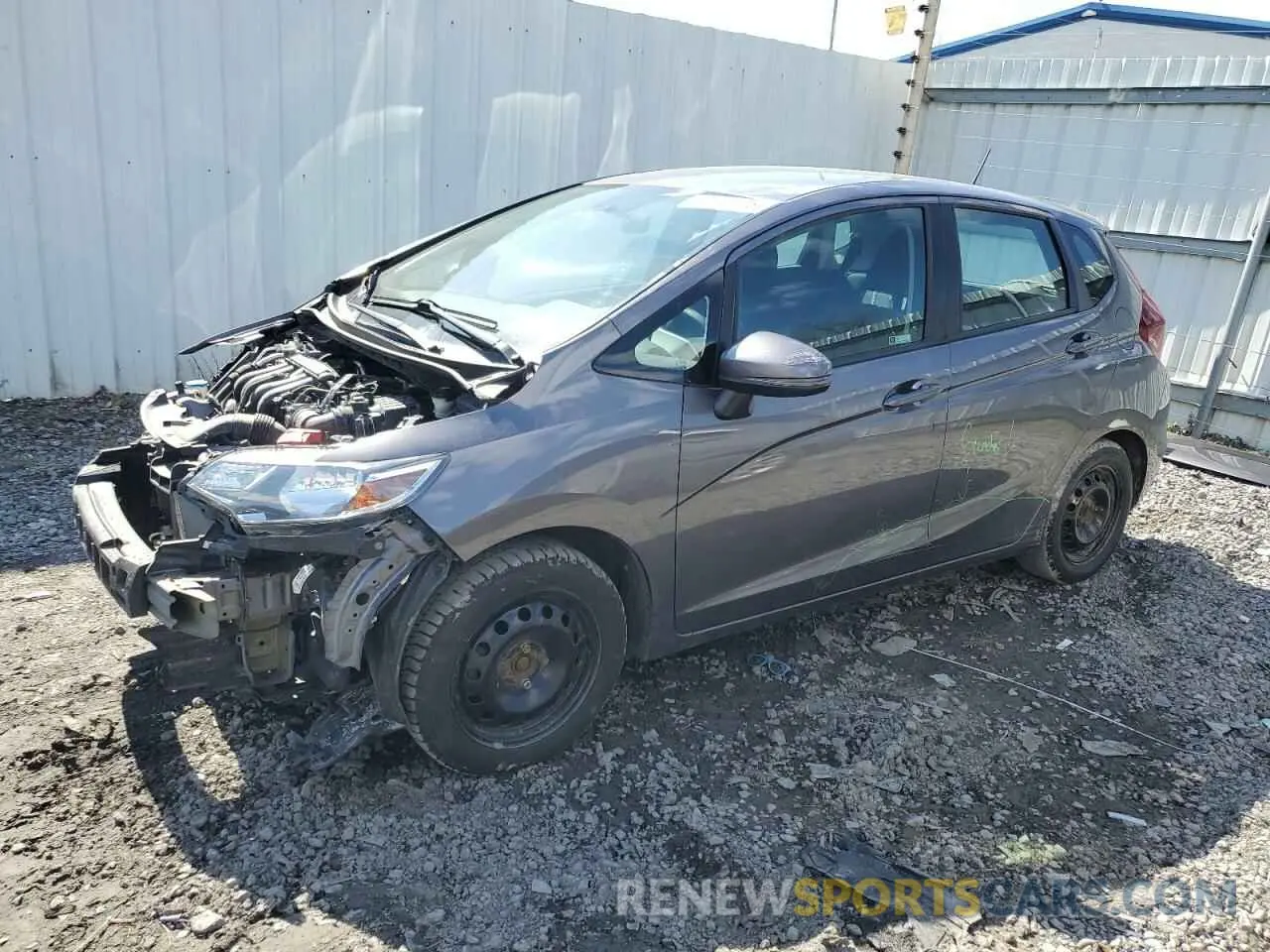 1 Photograph of a damaged car 3HGGK5H40KM738203 HONDA FIT 2019