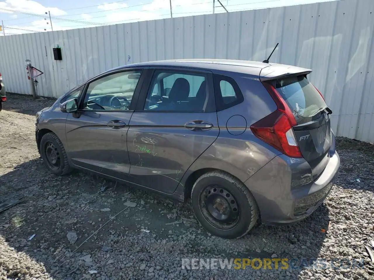 2 Photograph of a damaged car 3HGGK5H40KM738203 HONDA FIT 2019