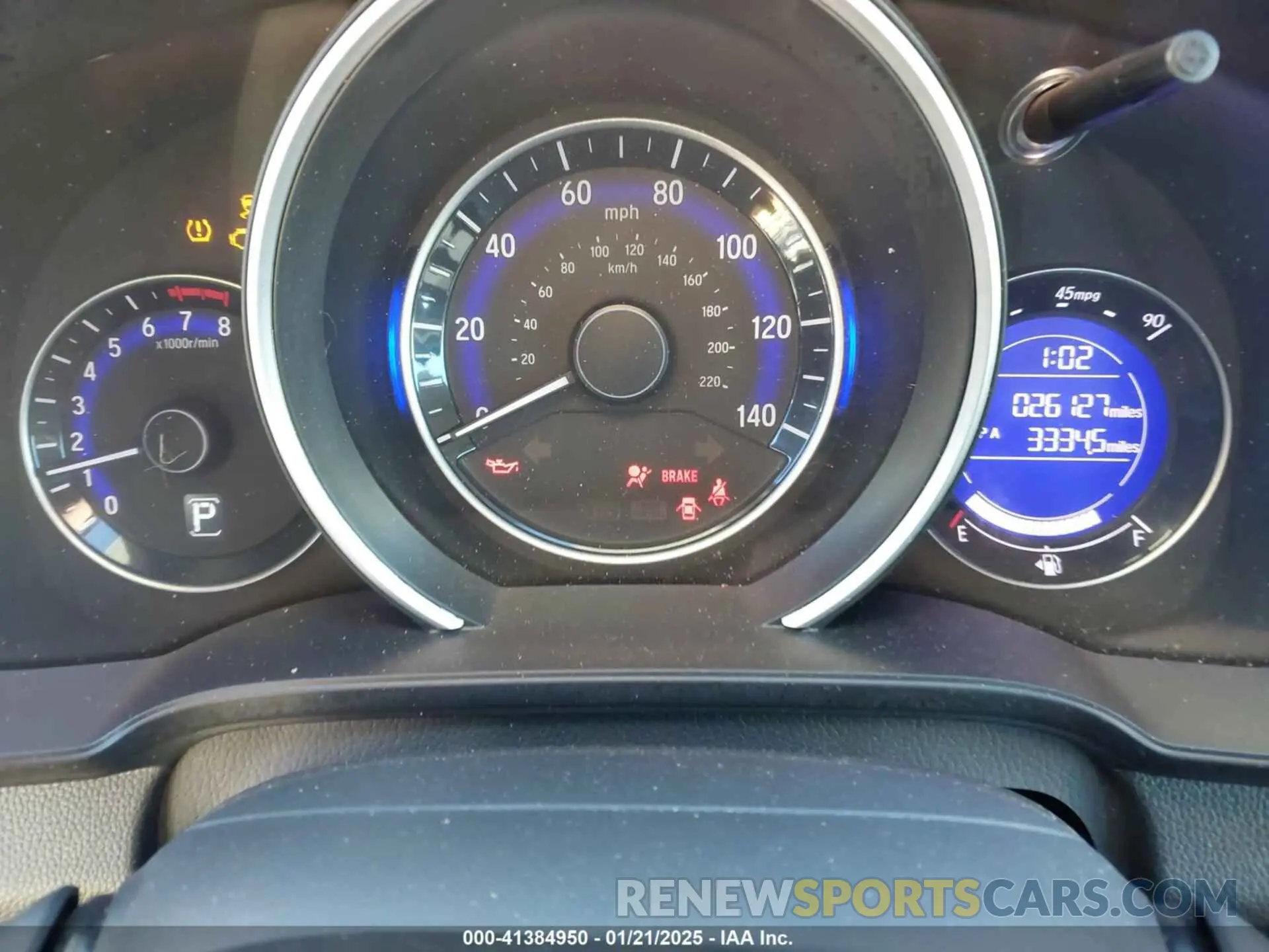 7 Photograph of a damaged car 3HGGK5H41KM718882 HONDA FIT 2019