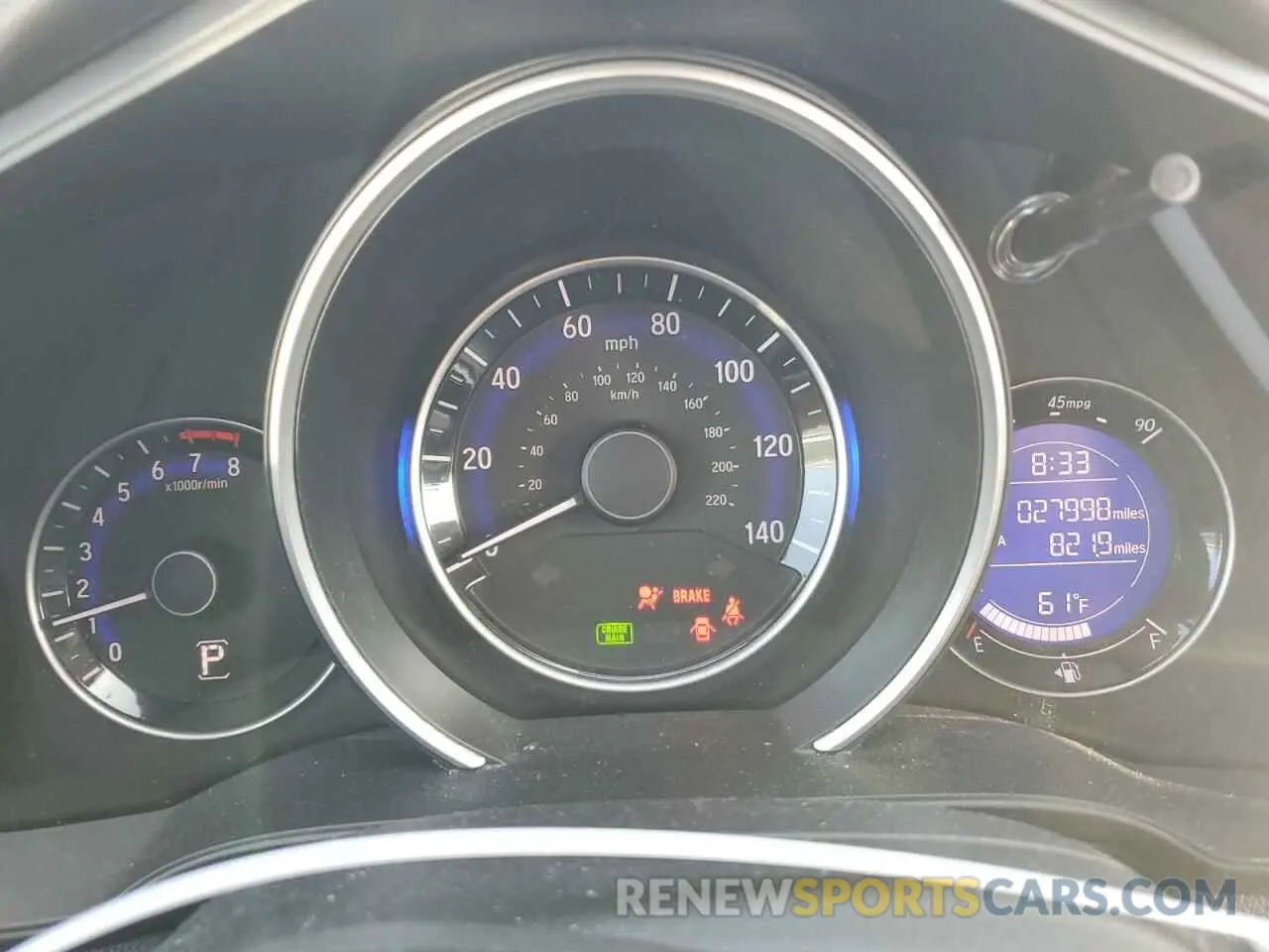9 Photograph of a damaged car 3HGGK5H41KM726836 HONDA FIT 2019