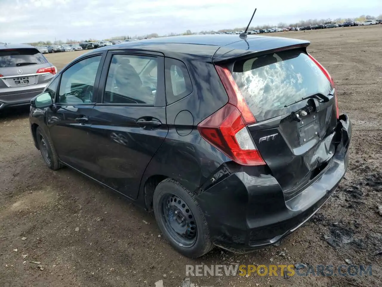 2 Photograph of a damaged car 3HGGK5H41KM747606 HONDA FIT 2019