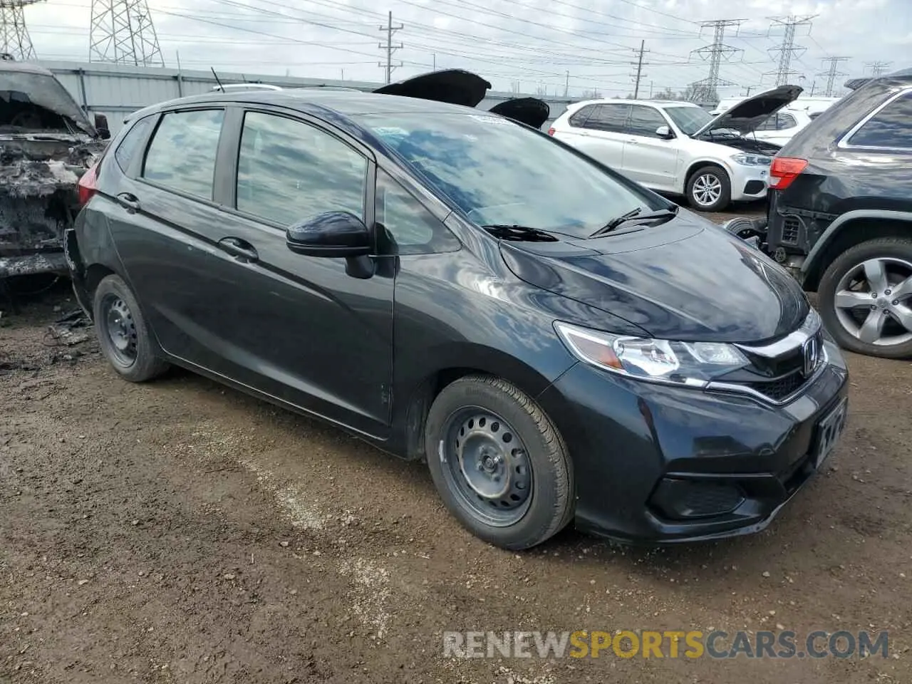 4 Photograph of a damaged car 3HGGK5H41KM747606 HONDA FIT 2019