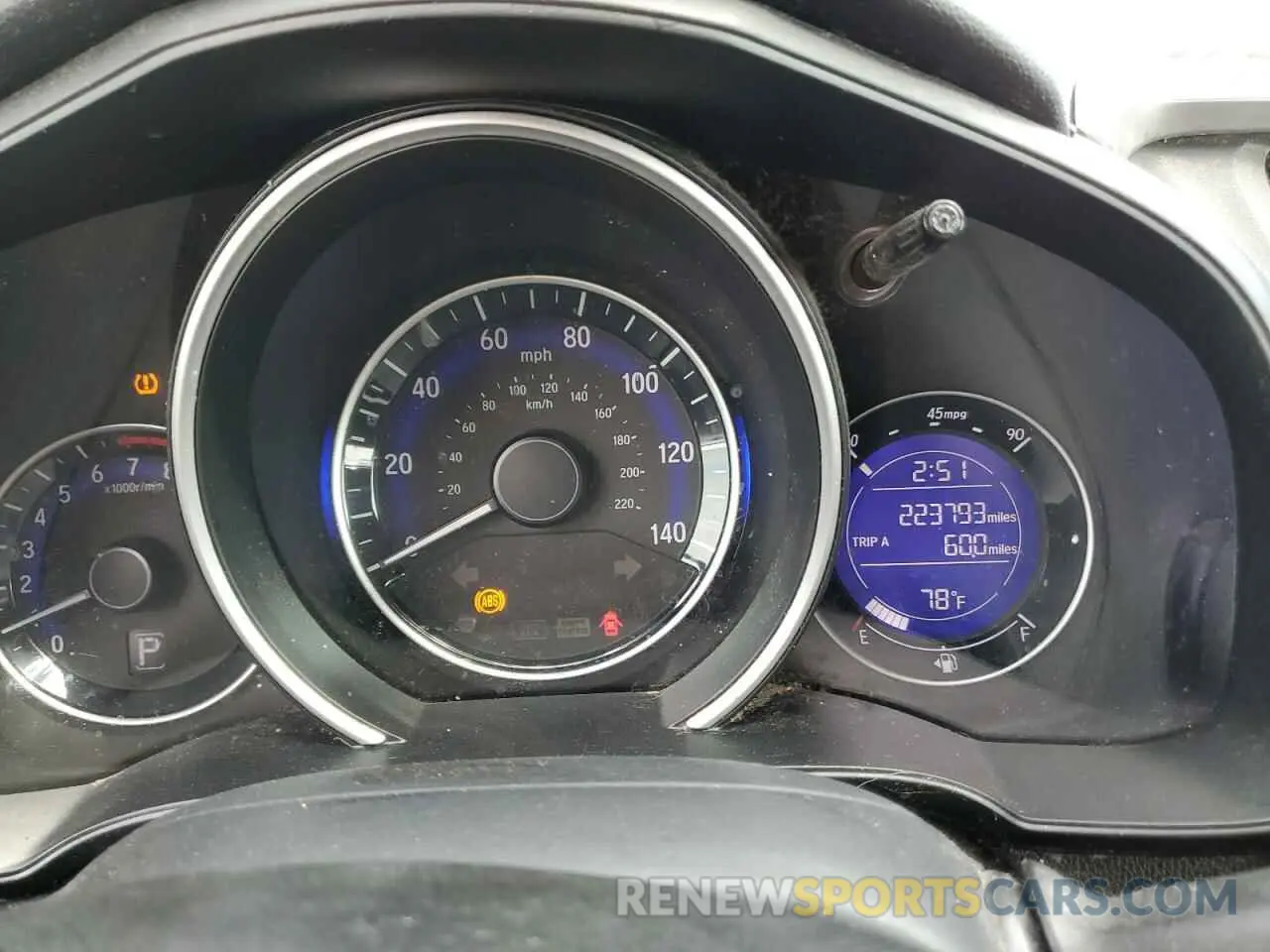 9 Photograph of a damaged car 3HGGK5H41KM747606 HONDA FIT 2019
