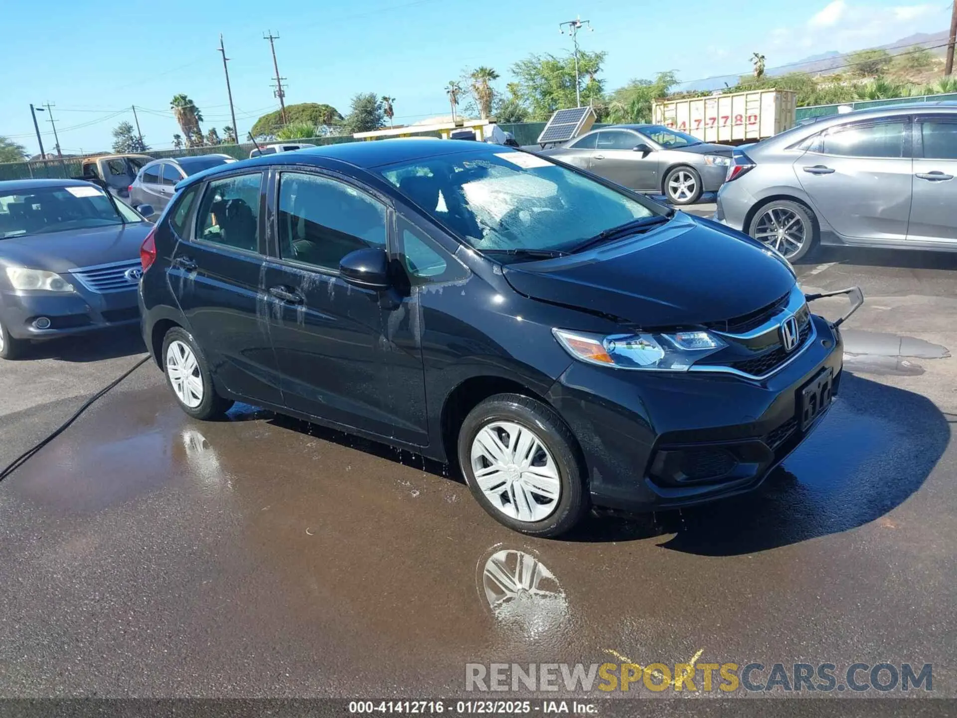 1 Photograph of a damaged car 3HGGK5H42KM718308 HONDA FIT 2019