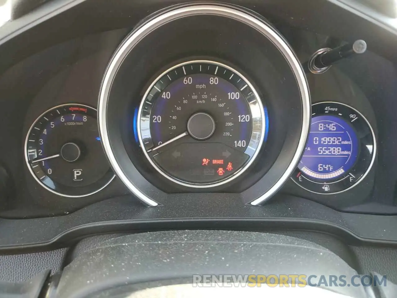 9 Photograph of a damaged car 3HGGK5H42KM727445 HONDA FIT 2019