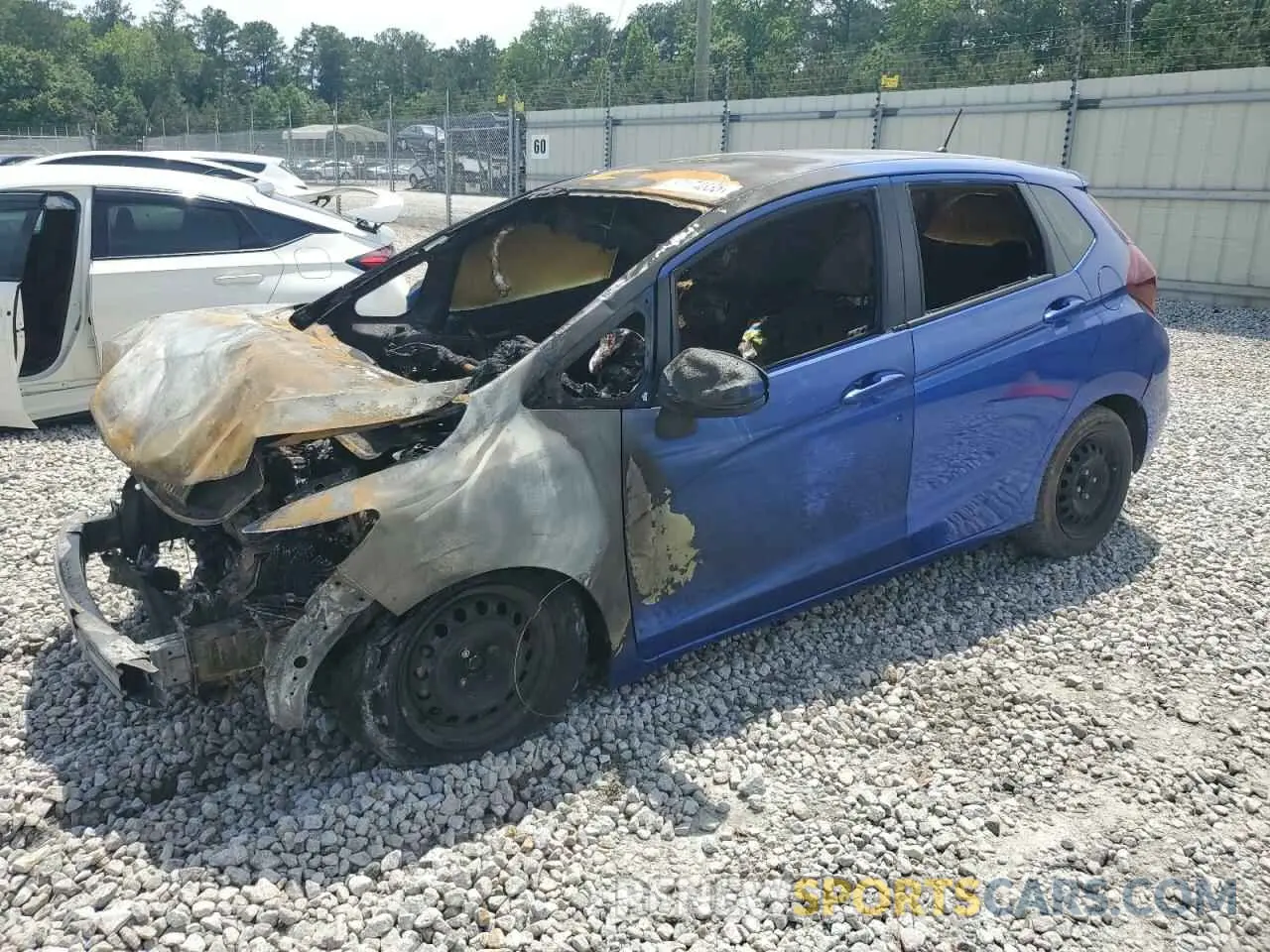 1 Photograph of a damaged car 3HGGK5H42KM742124 HONDA FIT 2019