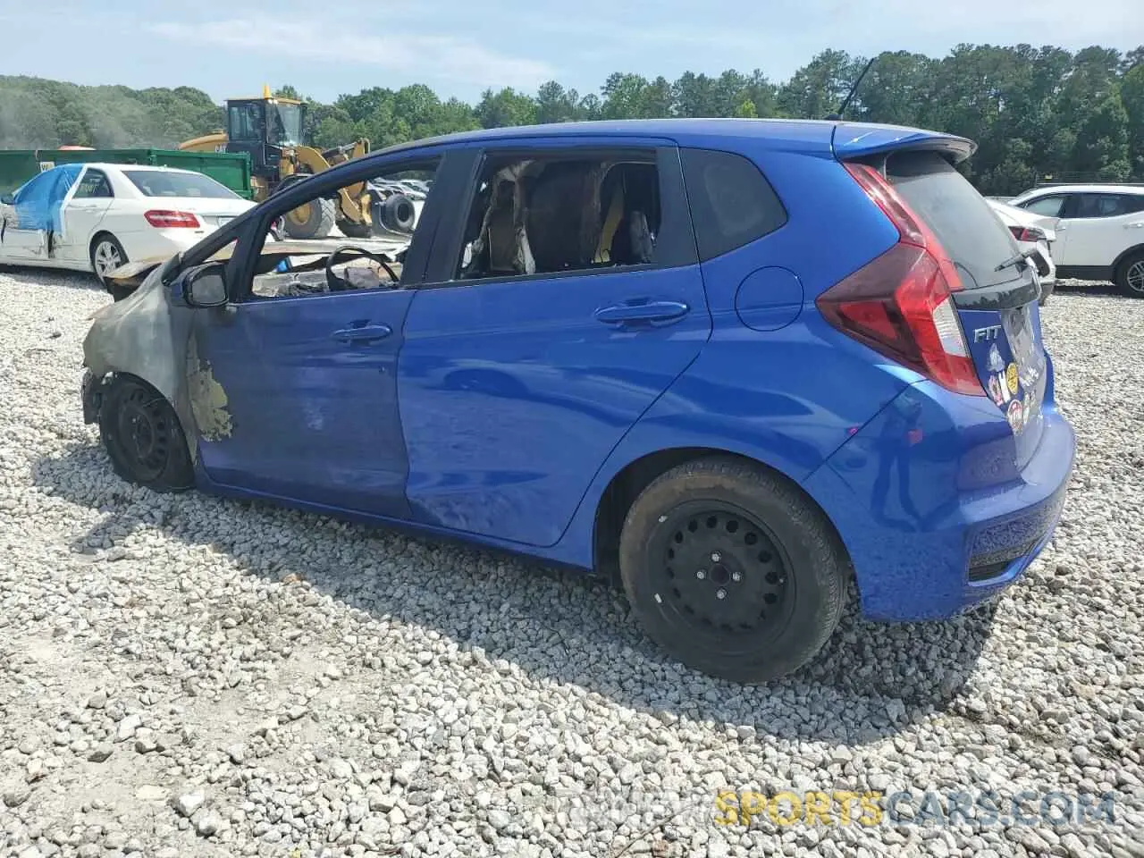 2 Photograph of a damaged car 3HGGK5H42KM742124 HONDA FIT 2019