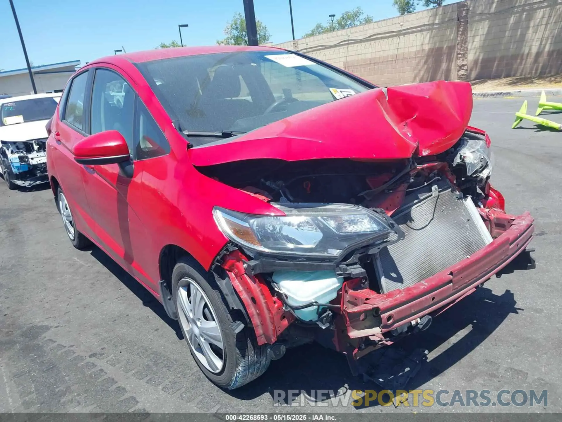 1 Photograph of a damaged car 3HGGK5H42KM742771 HONDA FIT 2019
